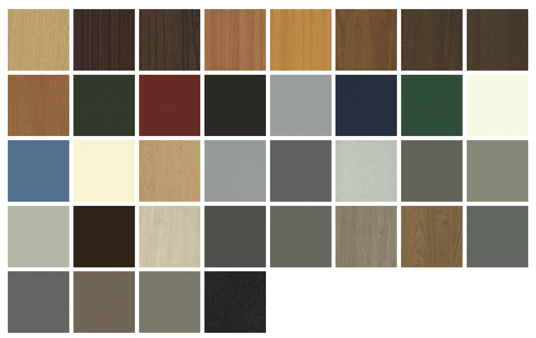 Kozijnen in diverse kleuren beschikbaar